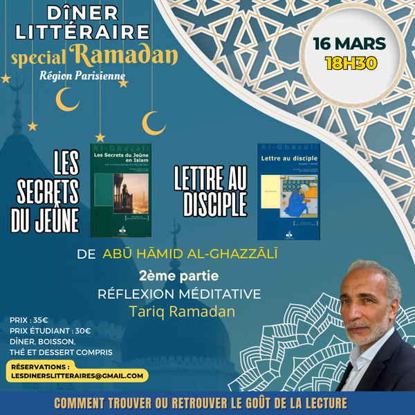 Dîner littéraire à Paris 16 mars 2024