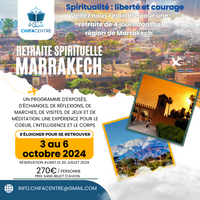 Retraite CHIFA Marrakech 3 au 6 octobre 2024