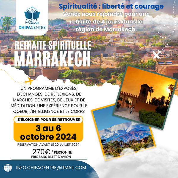 Retraite CHIFA Marrakech 3 au 6 octobre 2024